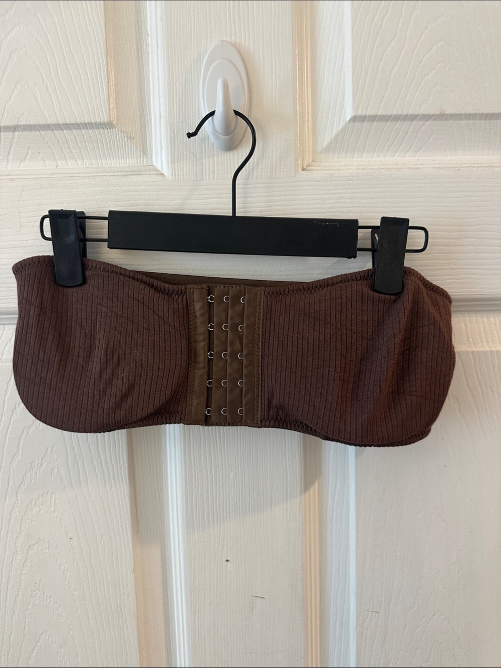 Brown Strapless Bandeau Bra